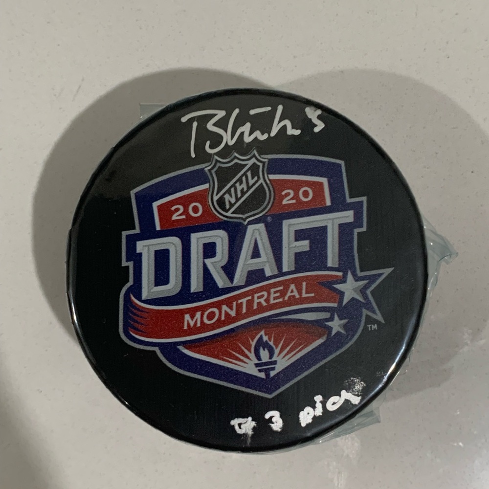 Tim Stutzle Signed Draft Puck